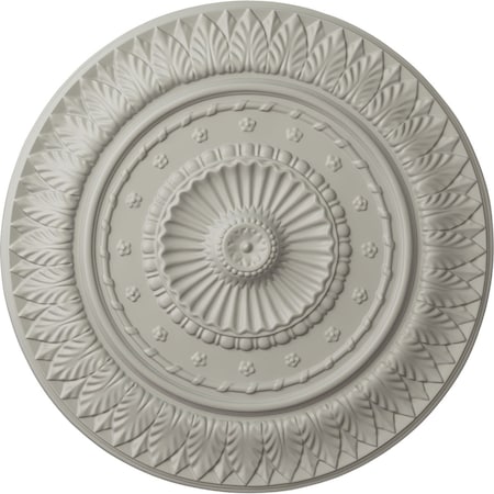 Ekena Millwork Christopher Ceiling Medallion, Hand-Painted Pot of Cream, 26 5/8"OD x 2 1/4"P CM26CSPCF